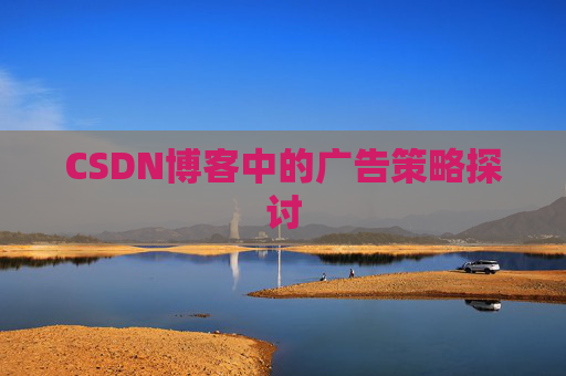 CSDN博客中的广告策略探讨